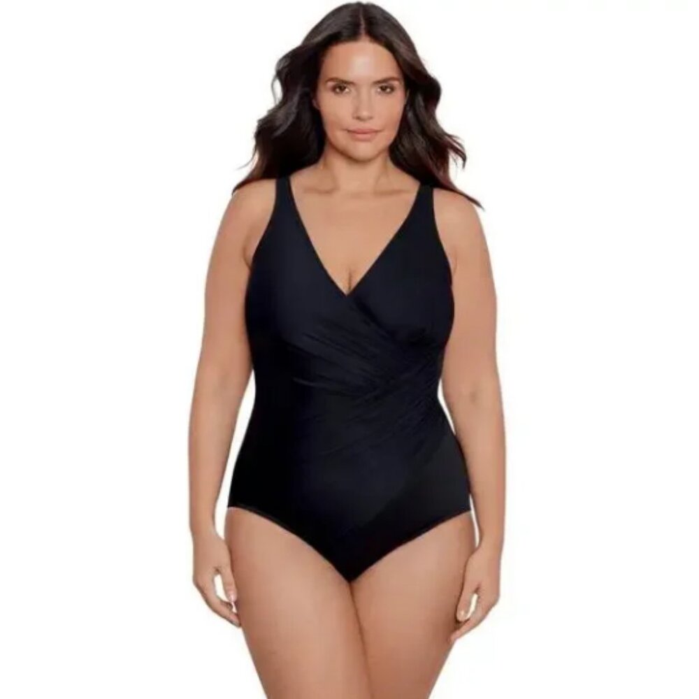 Miraclesuit Black One Piece Swimsuit